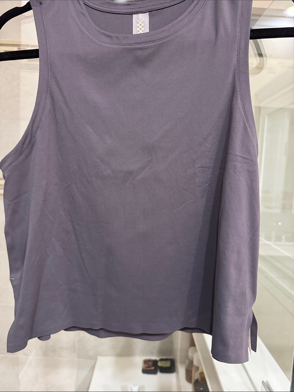 Rhône dark Grey Sleeveless Women's Tank Top - Picture 1 of 3